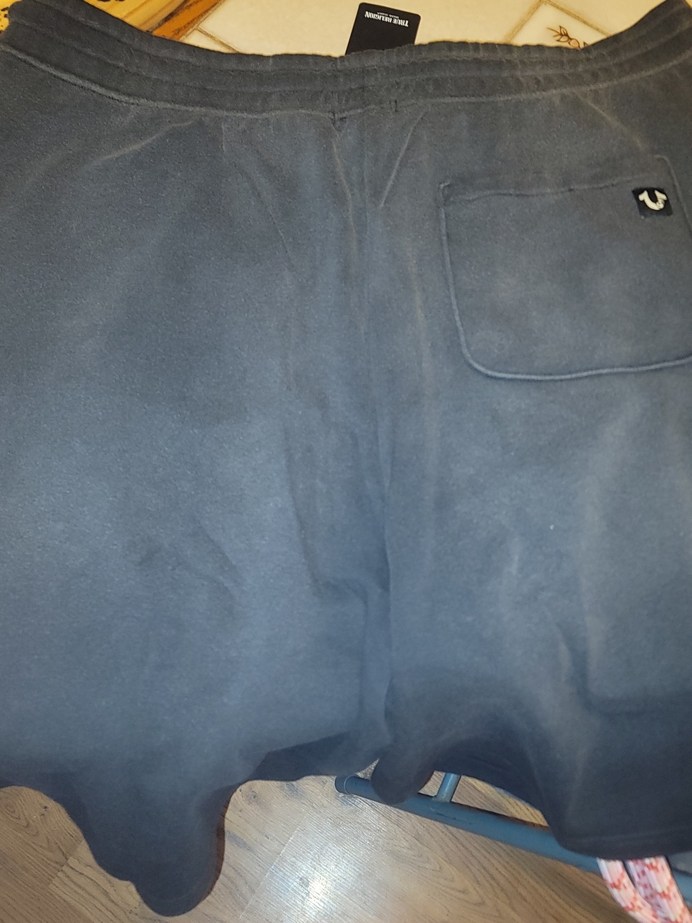 True Religion Men’s Black Fleece Lounge Pants